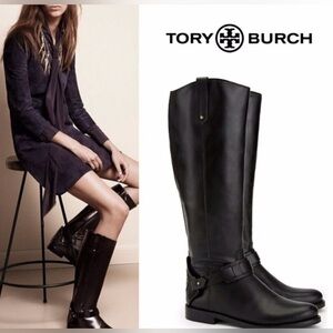 Tory Burch Black Leather Boots